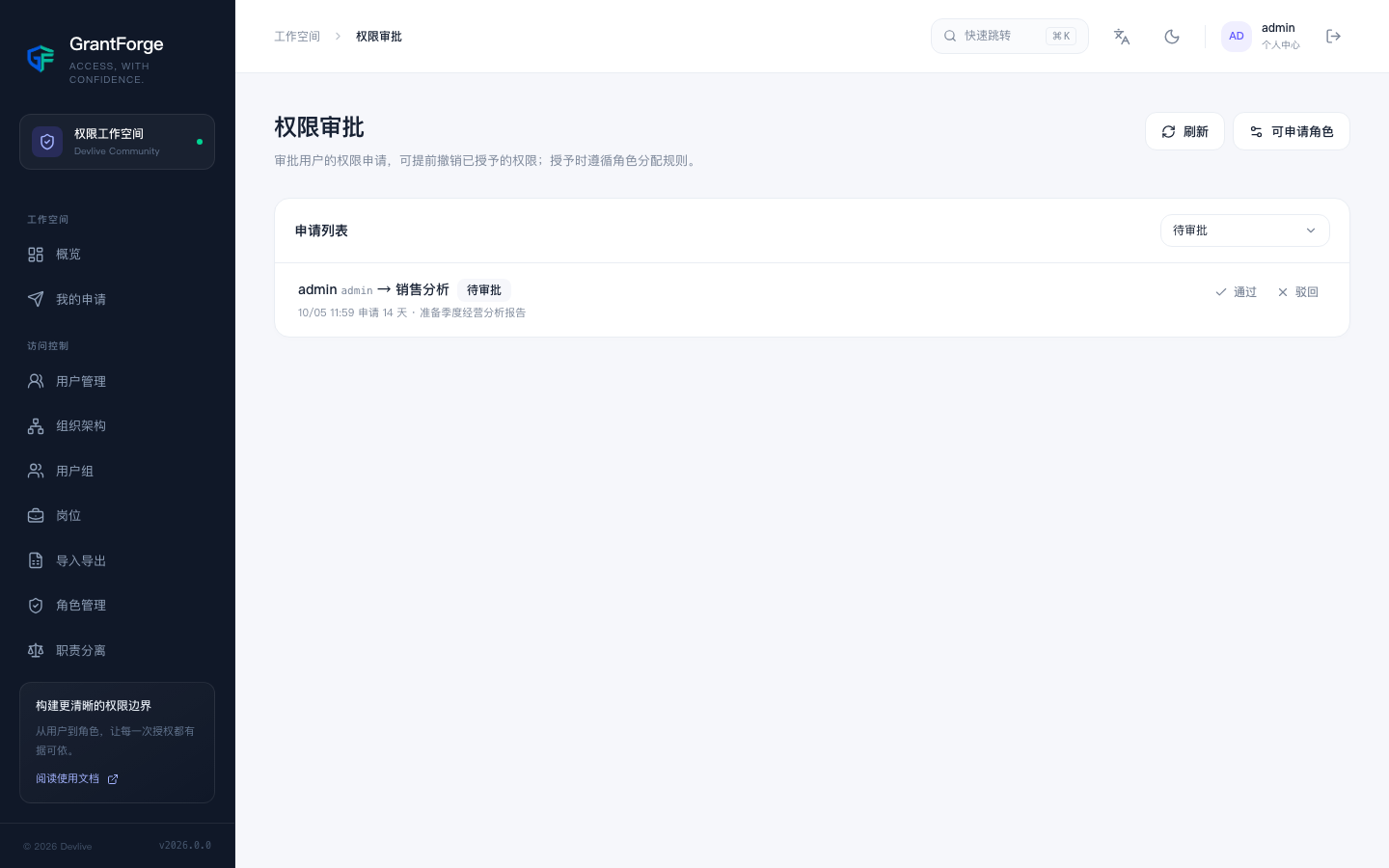 权限审批